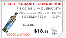 Pisco Peruano