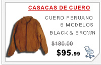 Casacas de Cuero Peruano